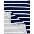 Tissure de motif de bandes en velours en polyester pour le textile de la maison